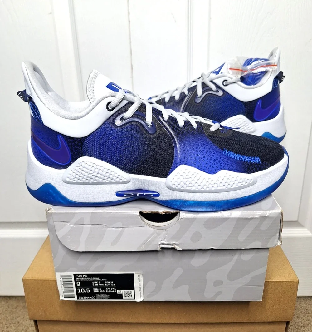 Nike PG 5 x PlayStation 5 Paul Racer Blue CW3144 400 size 9